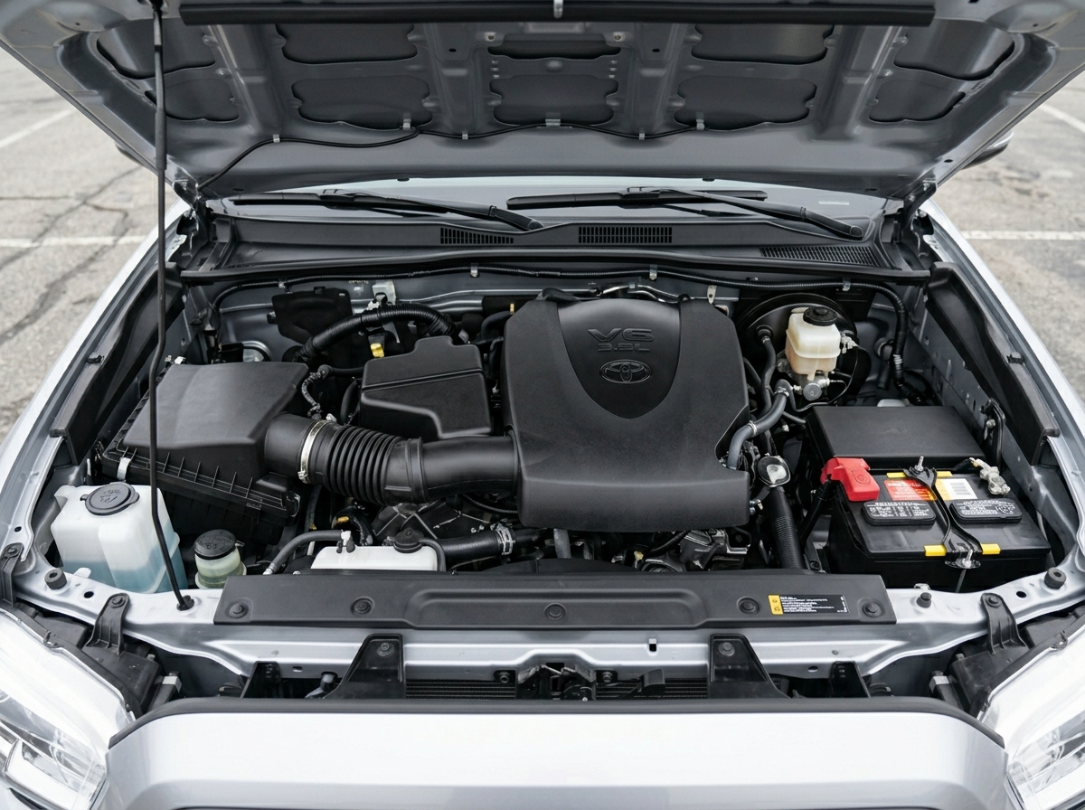FixPilot photo analysis — Engine bay, clean